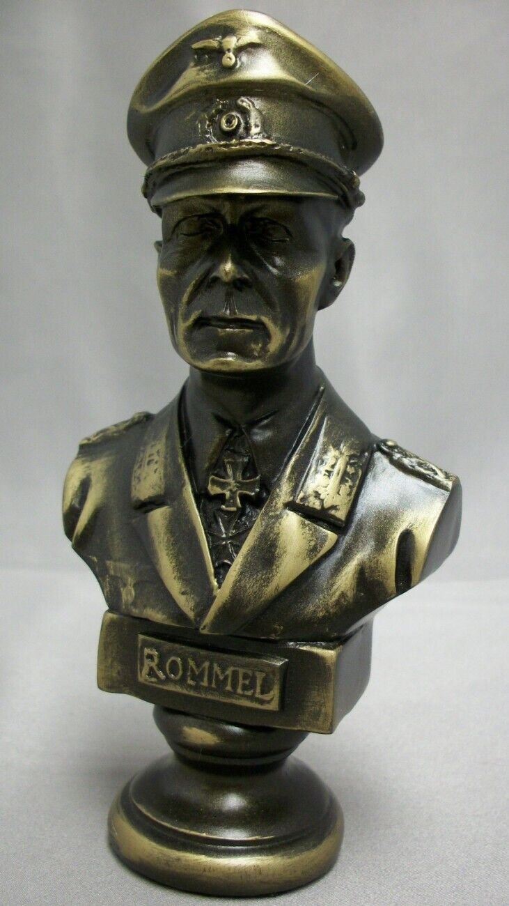 WW2 German General Feldmarschall  Erwin Rommel Resin Bust