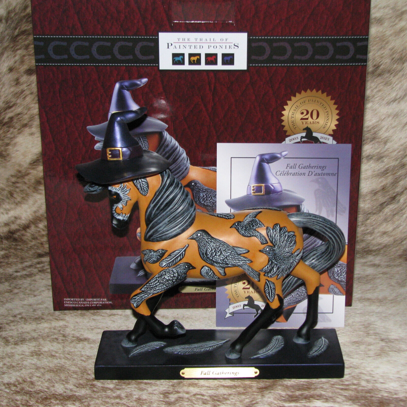TRAIL OF PAINTED PONIES Fall Gatherings~Low 1E/0667~Ravens~Halloween~Autumn~