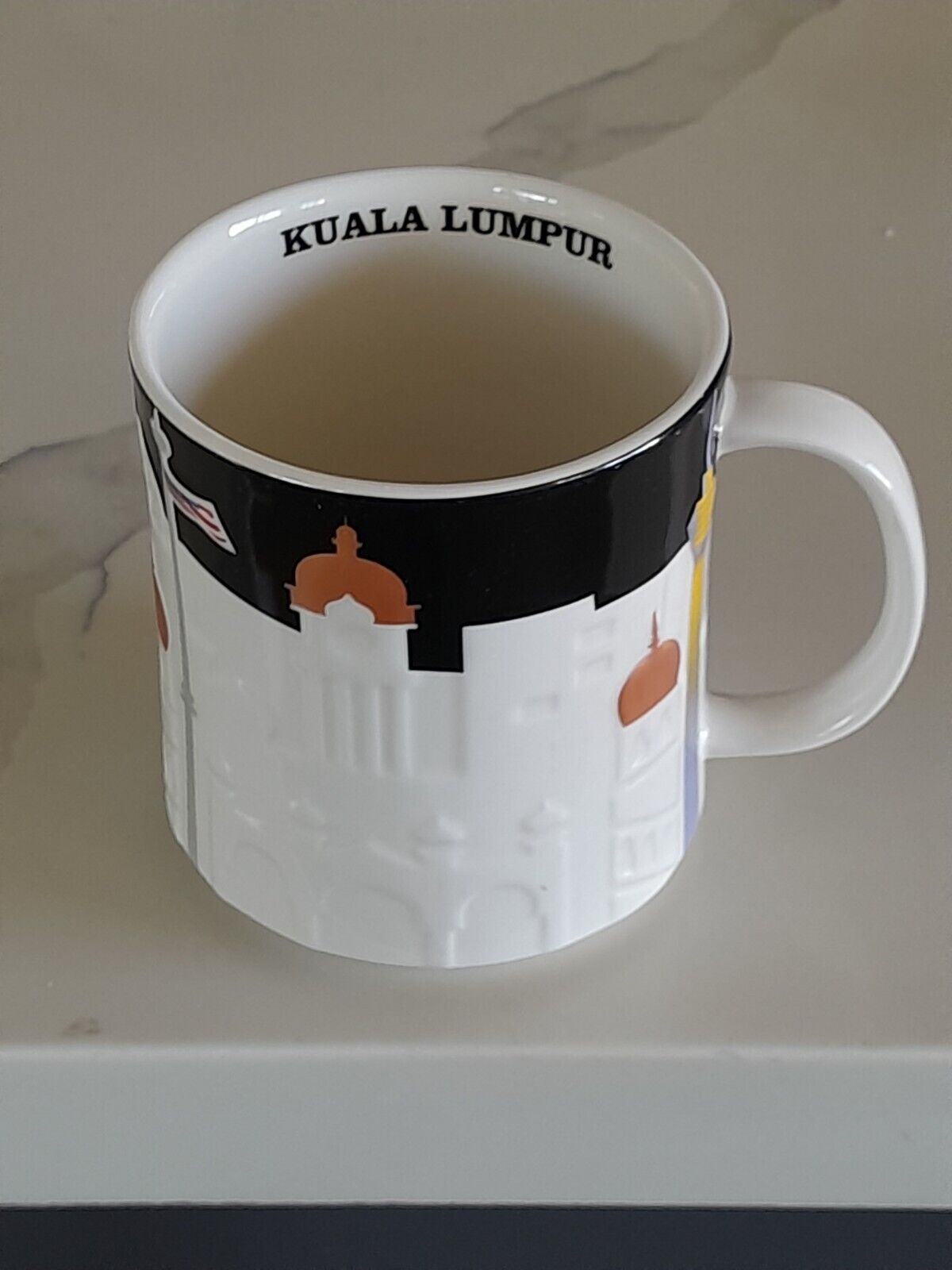 Starbucks Coffee Mug Kuala Lumpur Malaysia City Collector 16 oz