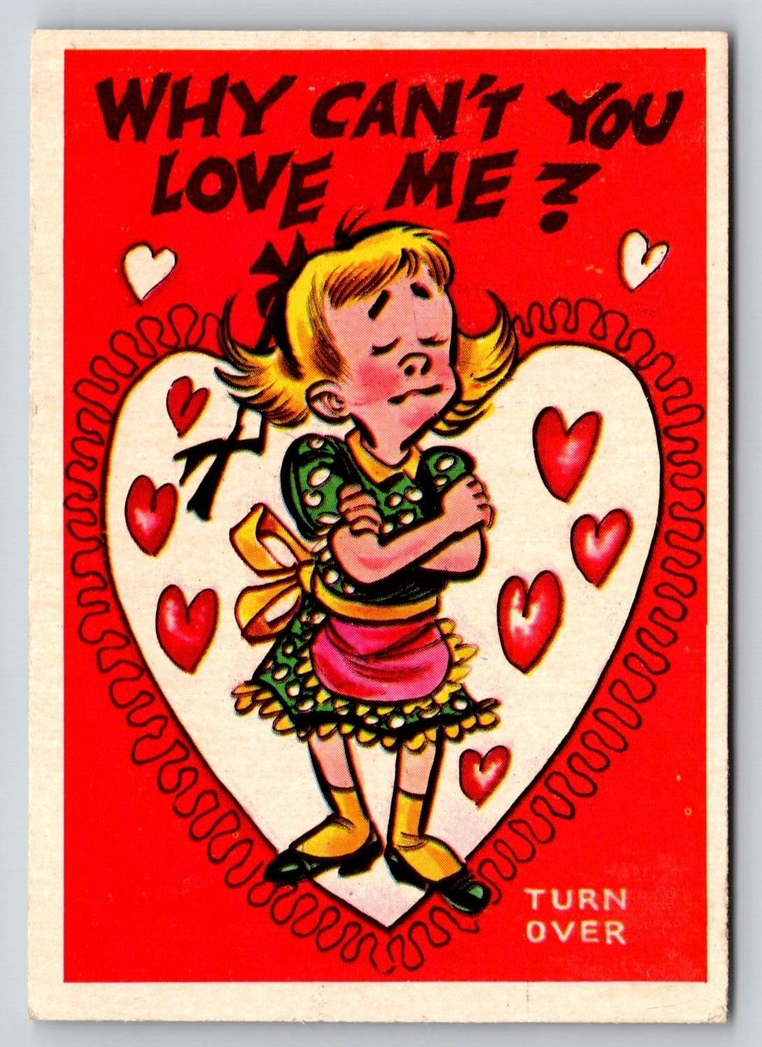 TCG Why Can\'t You Love Me? My Mother Does Vintage Valentines Card