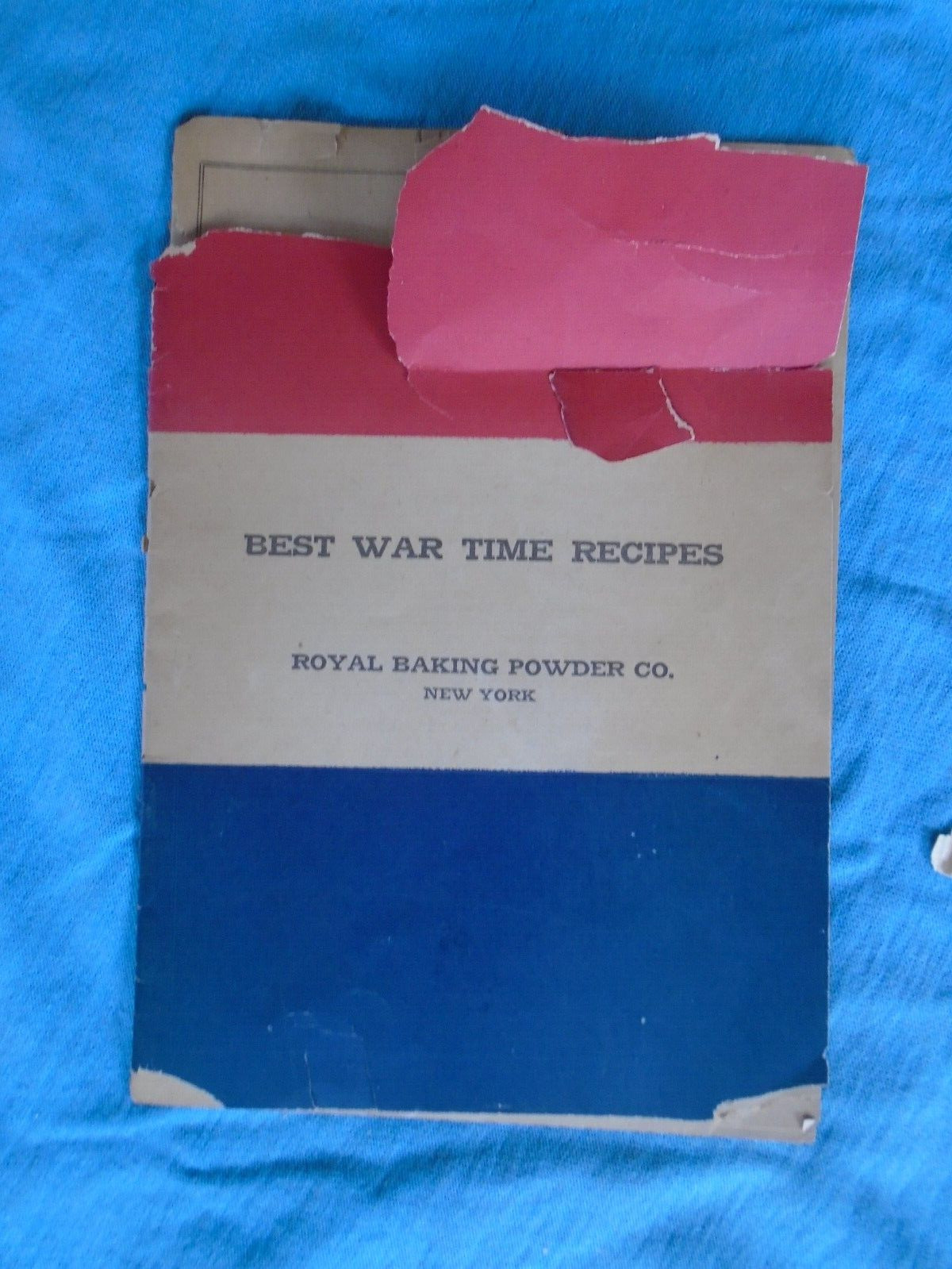 WWI home front, Best Wartime Recipes