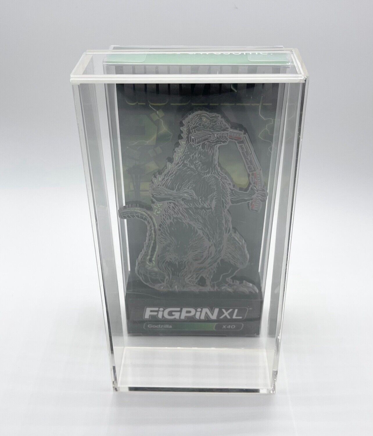 UV PROTECTED FiGPiN XL Size 4mm thick acrylic Case - Magnetic Lock Slide Bottom