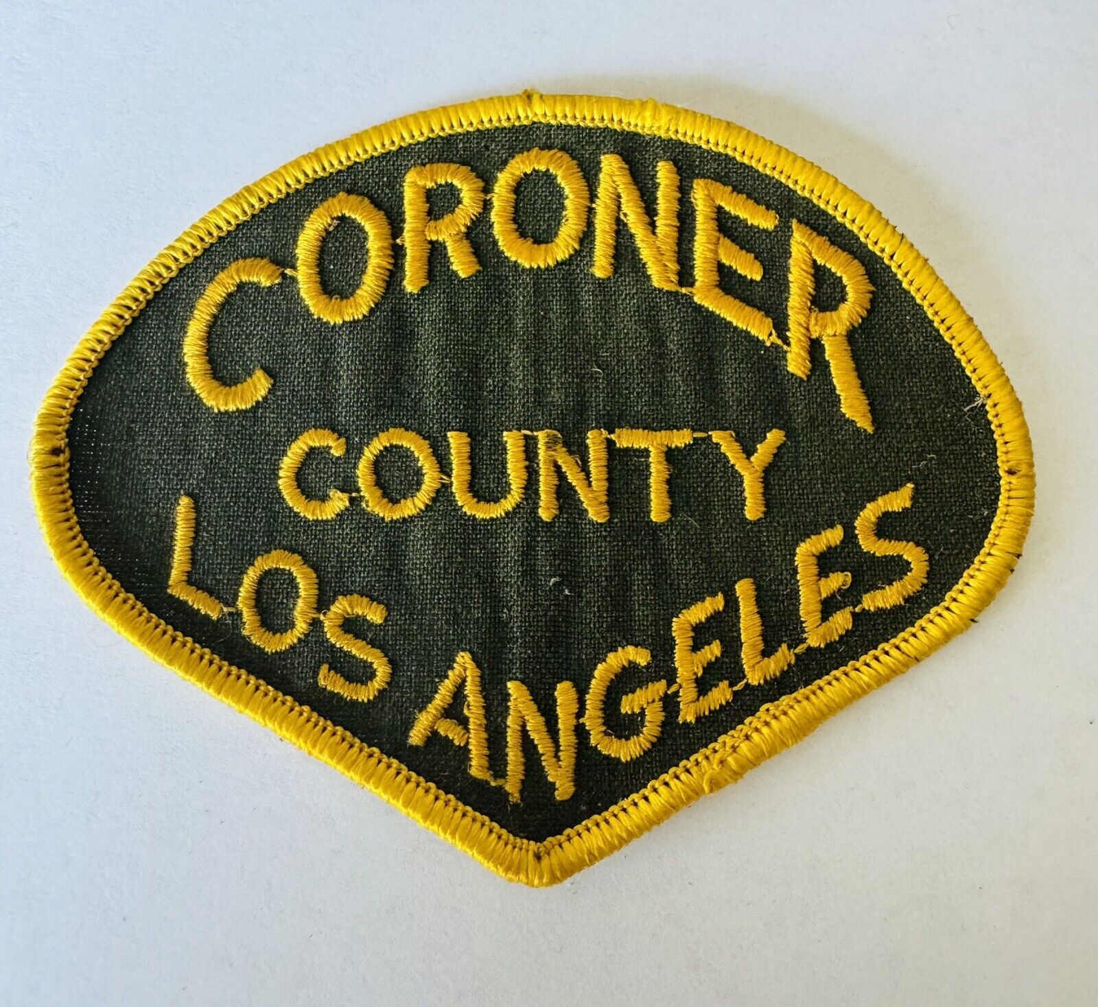 RARE VINTAGE VERSION Los Angeles County California Coroner Patch 