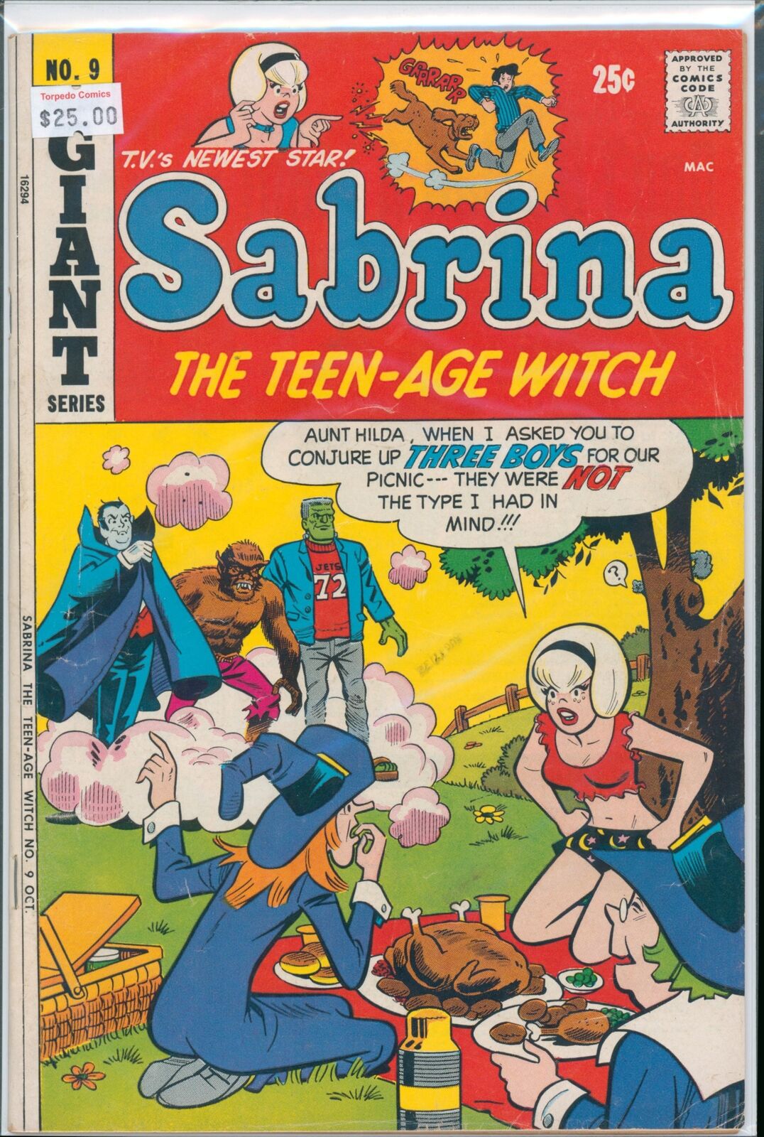 Sabrina The Teen-Age Witch #9 5.0 VG/FN Raw Comic