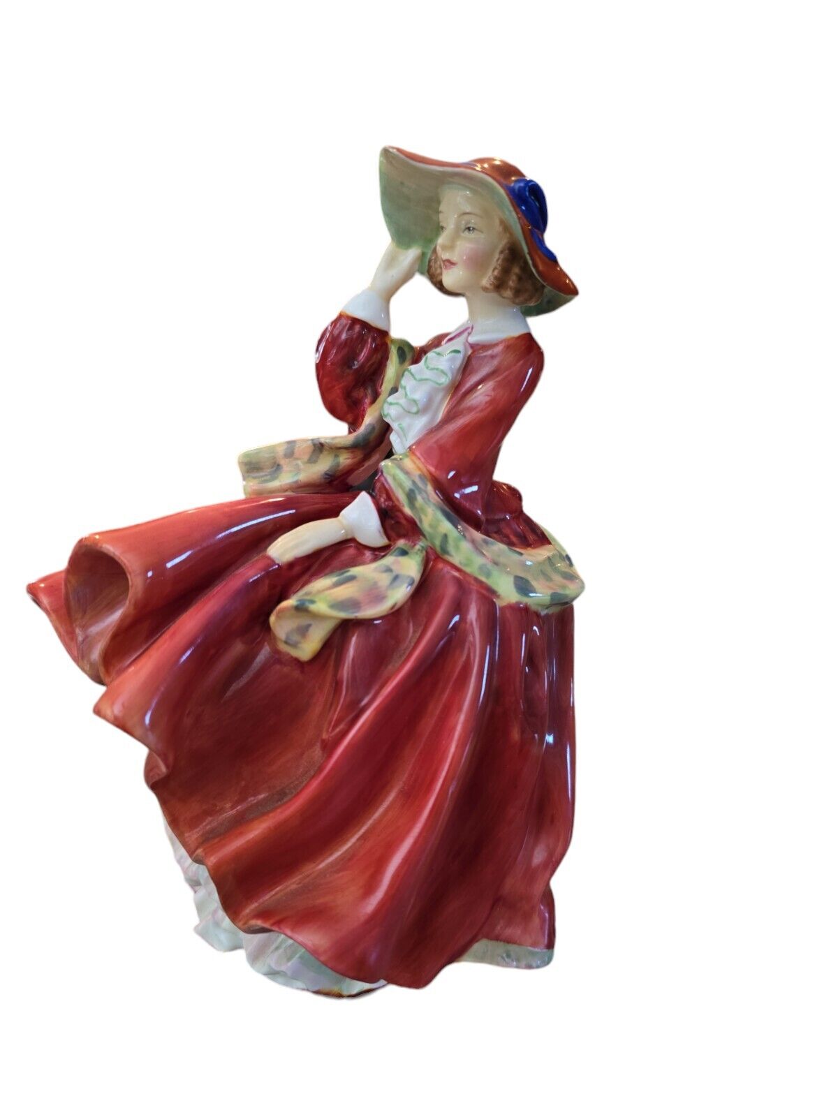 VINTAGE ROYAL DOULTON”TOP OF THE HILL” LADY.
