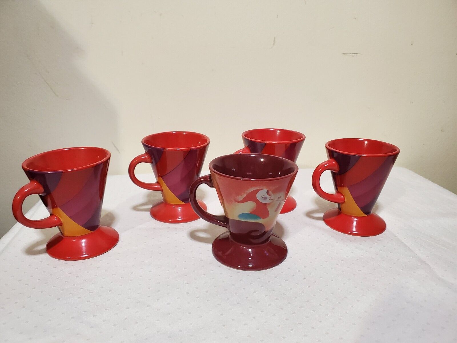 Demitasse Cups Linda Frichtel Frangelico 5 mugs Fall Mugs