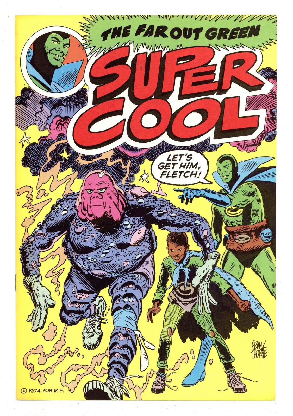 Far Out Green Super Cool #4 VF+ 8.5 1974