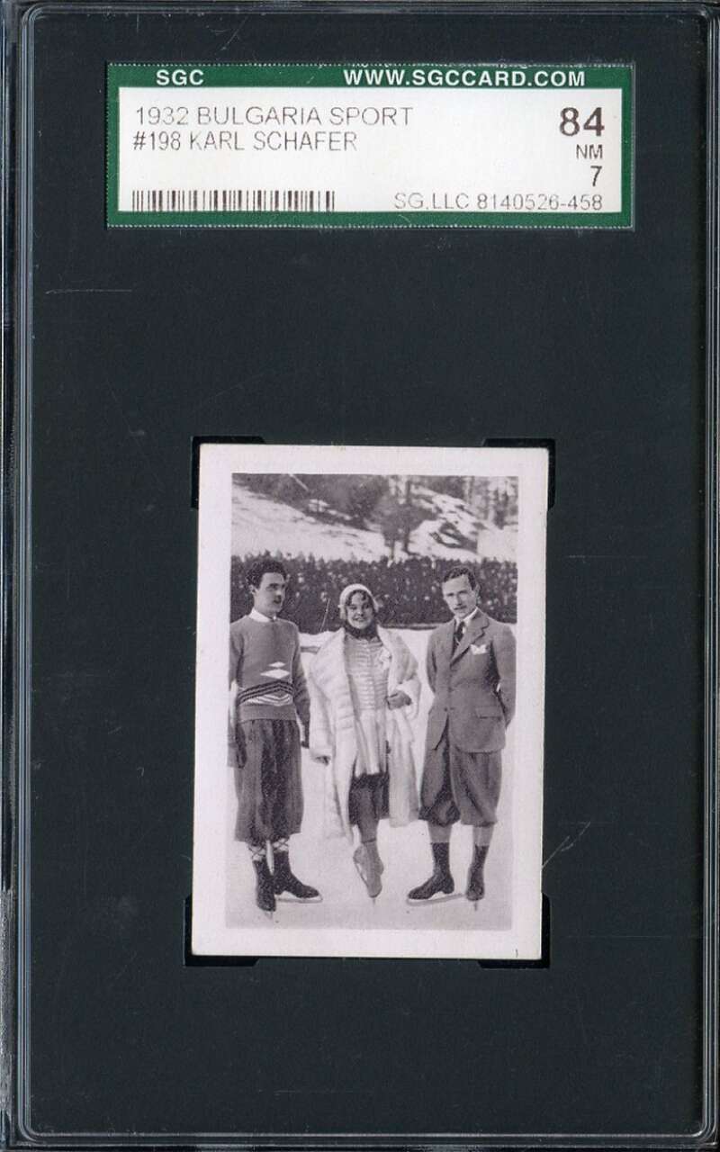 1932 BULGARIA SPORT #198 KARL SCHAFER SGC 7 *DS15163B