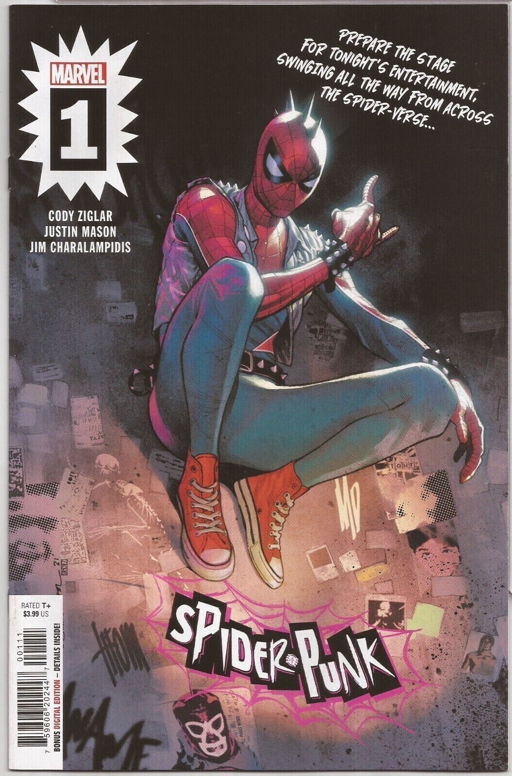 SPIDER-PUNK #1 BATTLE OF THE BAND | MARVEL COMICS 2022