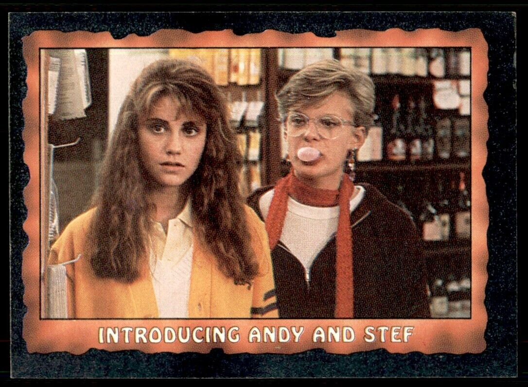 1985 Topps THE GOONIES INTRODUCING ANDY AND STEF #7