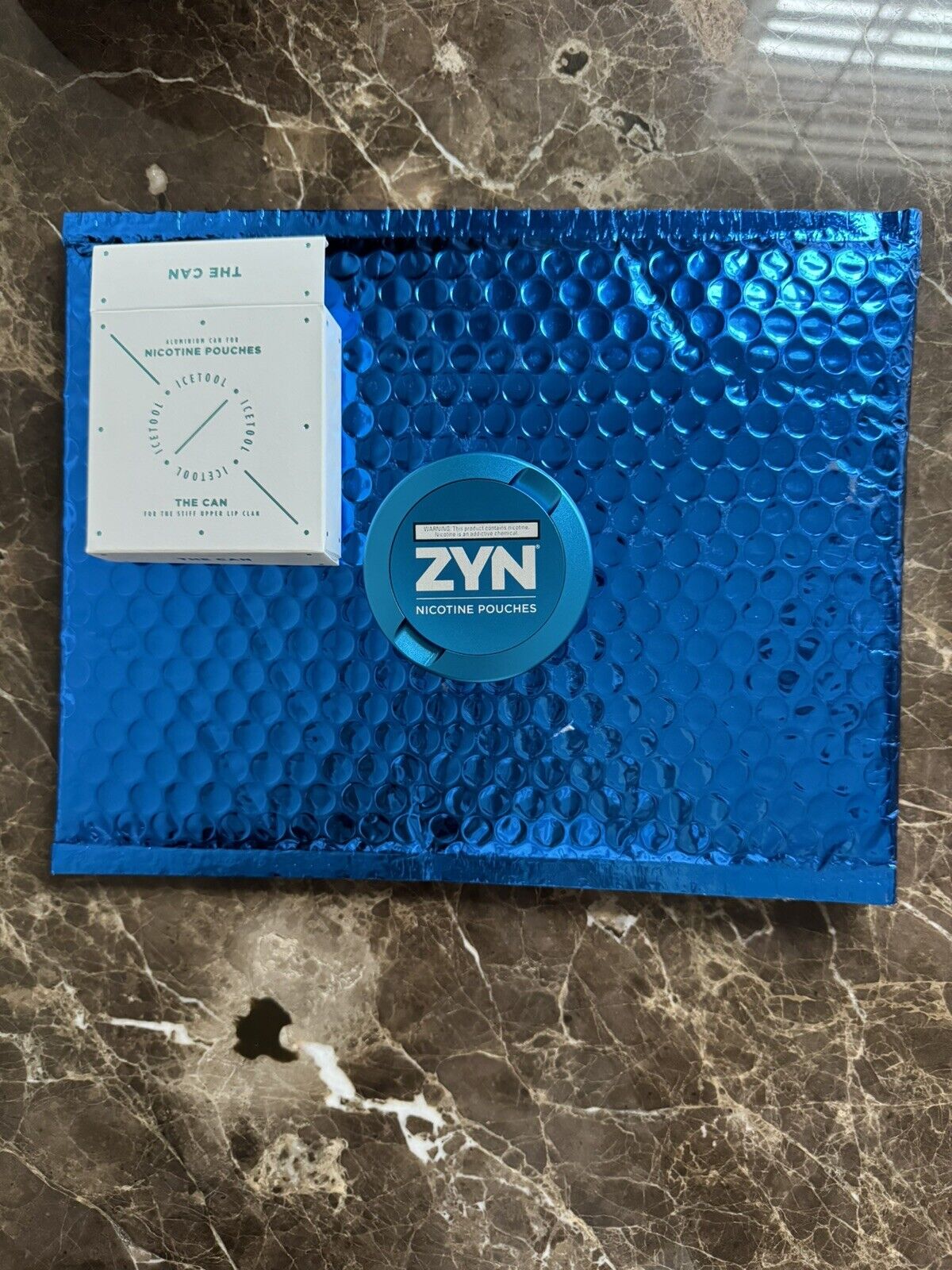 Metal ZYN Can Cyan Blue BRAND NEW IN BOX AUTHENTIC RARE SOLD OUT REWARDS NIB