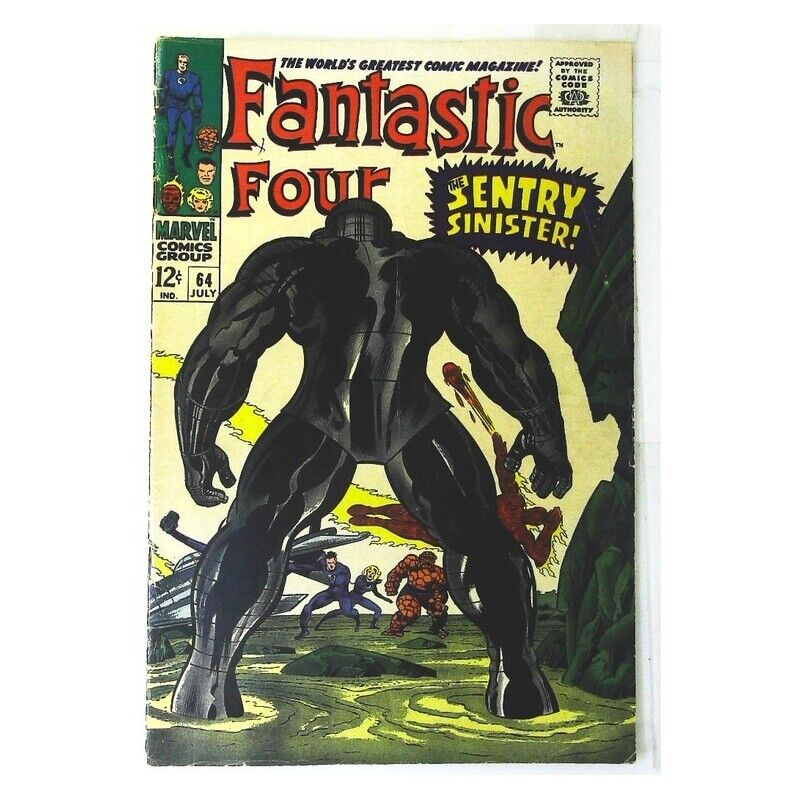 Fantastic Four (1961 series) #64 in Fine condition. Marvel comics [n 