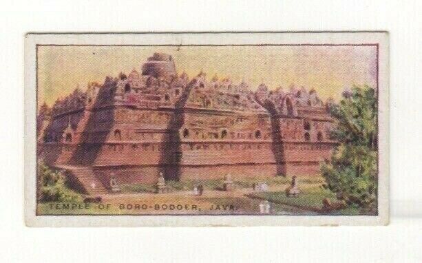 BAT Wonders of the World 1928. #13Temple of Boro-Bodoer, Java, Indonesia
