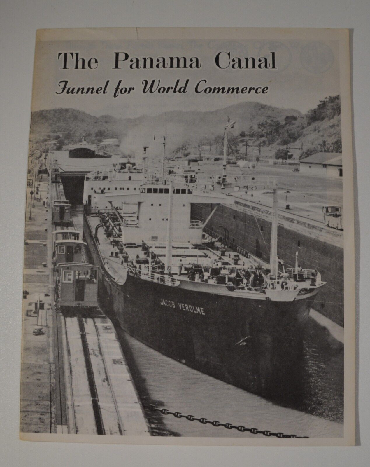 Vintage Panama Canal Tunnel For World Commerce 1967 Publication