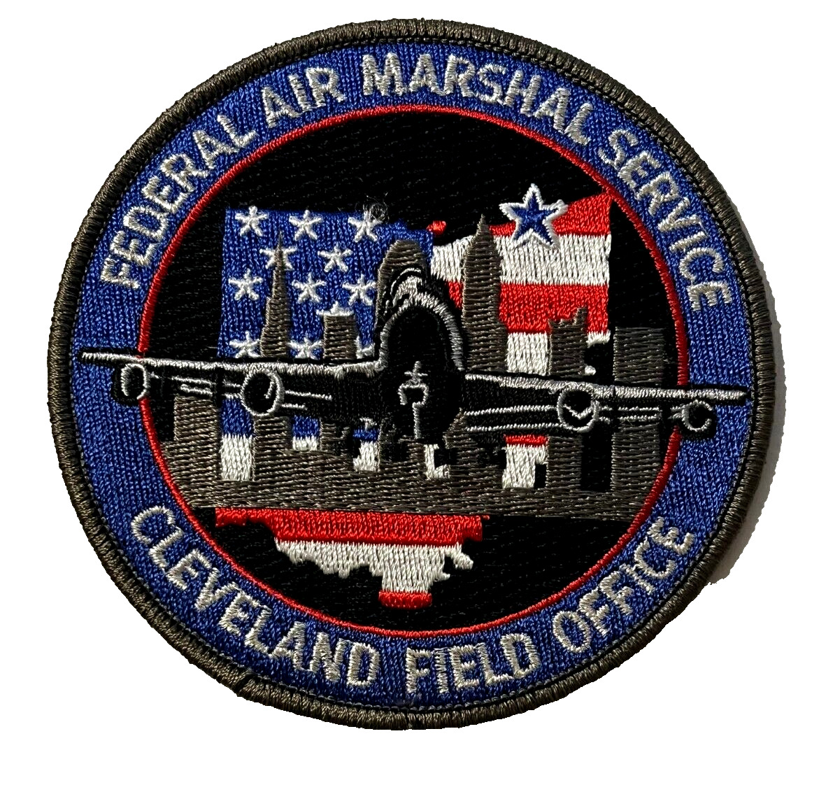 FEDERAL AIR MARSHAL CLEVELAND FIELD OFFICE PATCH (PD8) OHIO