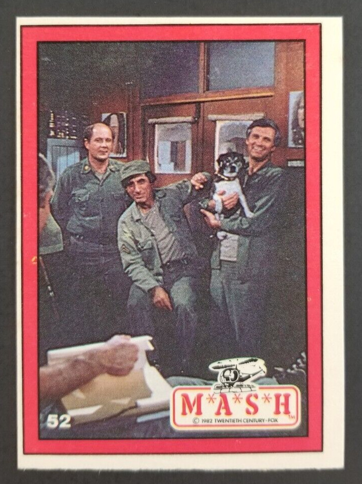 MASH 1982 War Comedy TV Show Topps Card #52 (NM)