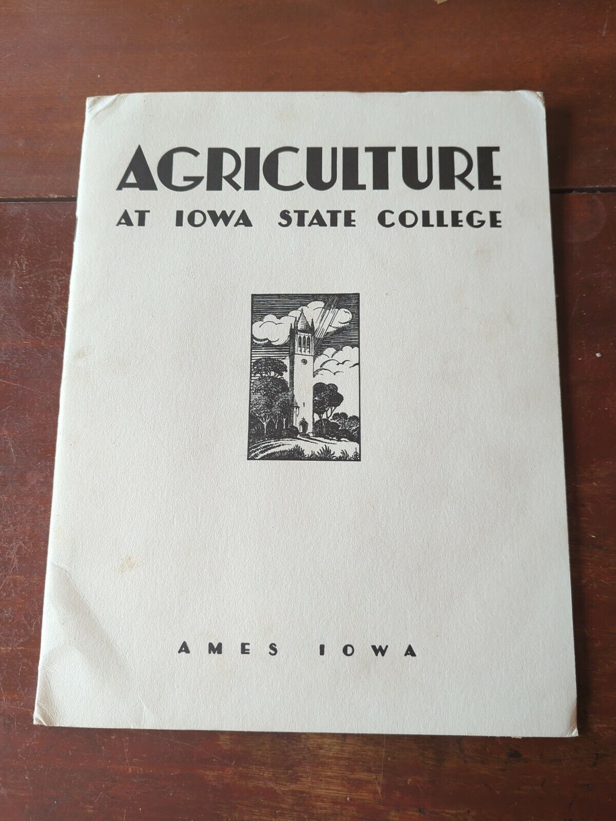 Vintage 1938 Iowa State College Agriculture Booklet RARE