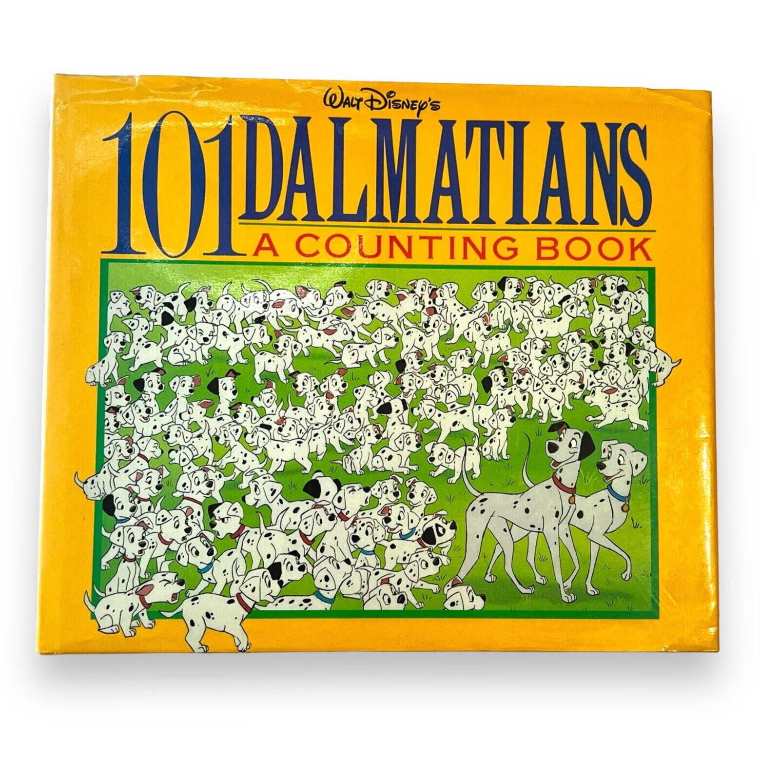 Vintage Walt Disney\'s 101 Dalmatians A Counting Book 1991 Hardcover with Jacket