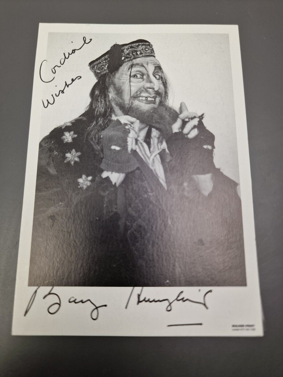Barry Humphries  (Dame Edna) HAND SIGNED 6x5 photo,AUTOGRAPHED Fagin Oliver