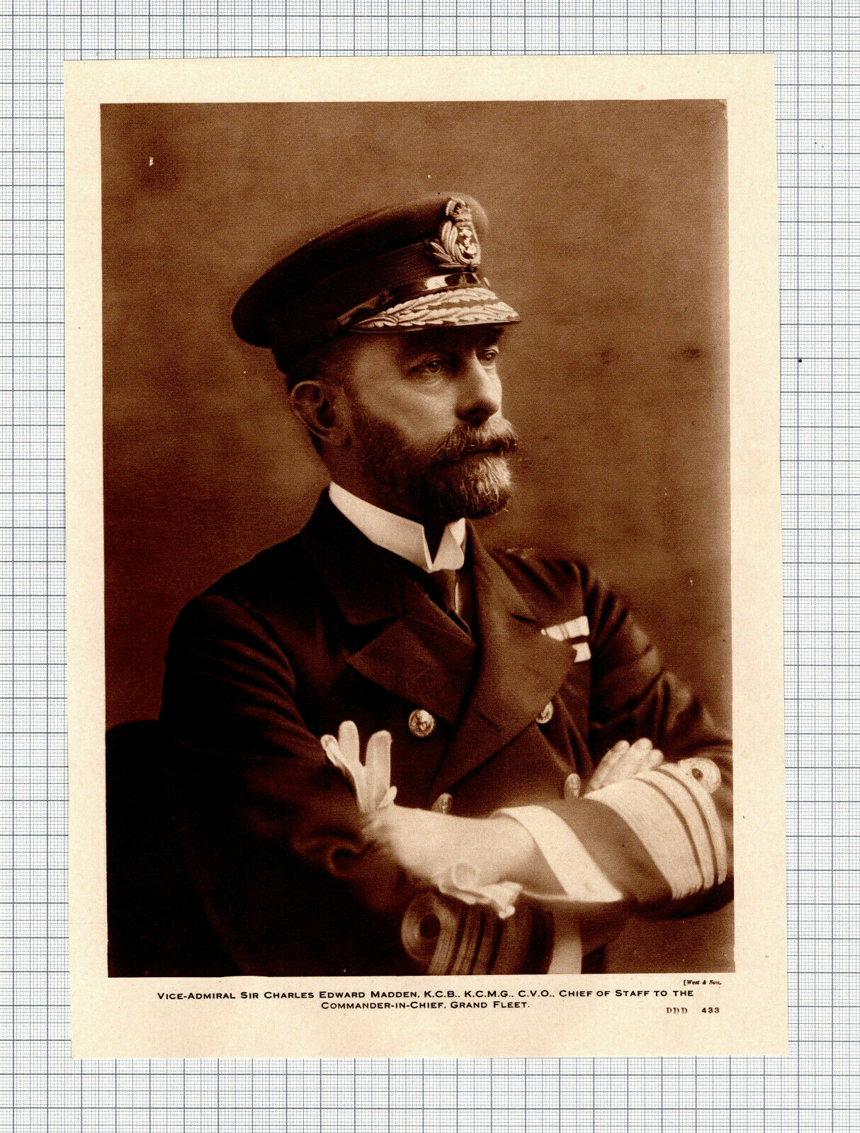 (6274) Vice Admiral Sir Charles Edward Madden World War One  - 1916 Clip