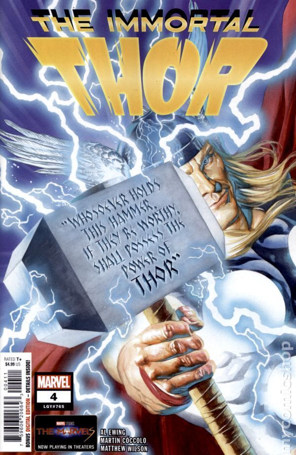 Immortal Thor #4A NM 2024 Stock Image
