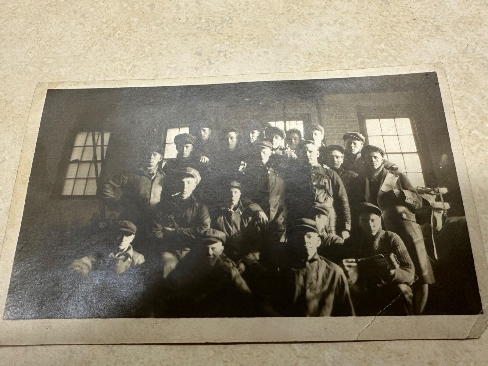 Early WORKERS RPPC POSTCARD