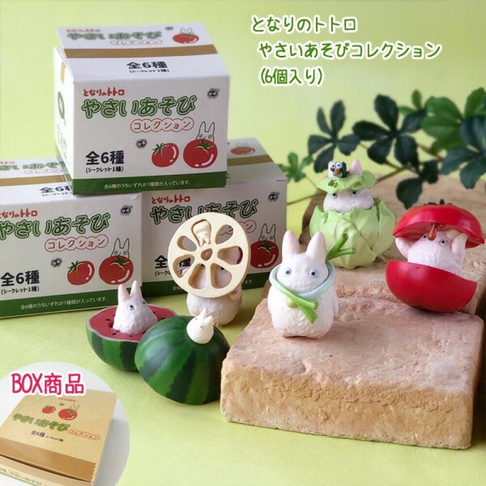 Studio Ghibli My Neighbor Totoro Yasai Play Collection Box Set 6 pieces NEW F/S