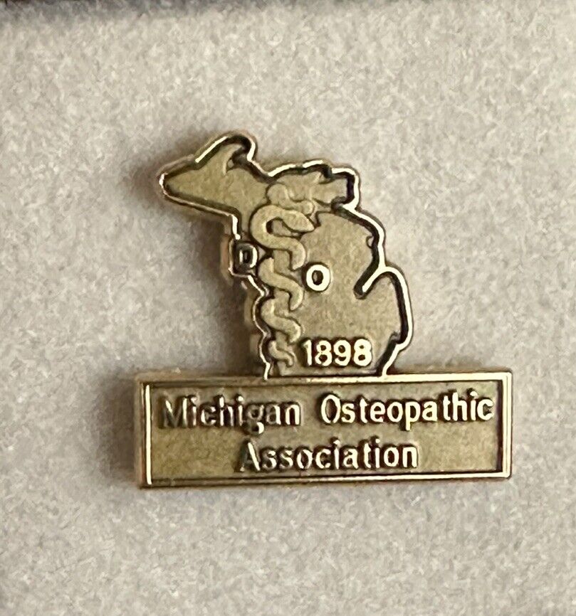 Michigan Osteopathic Pin 1898Medical Students Graduation Lapel Pin Medical Award