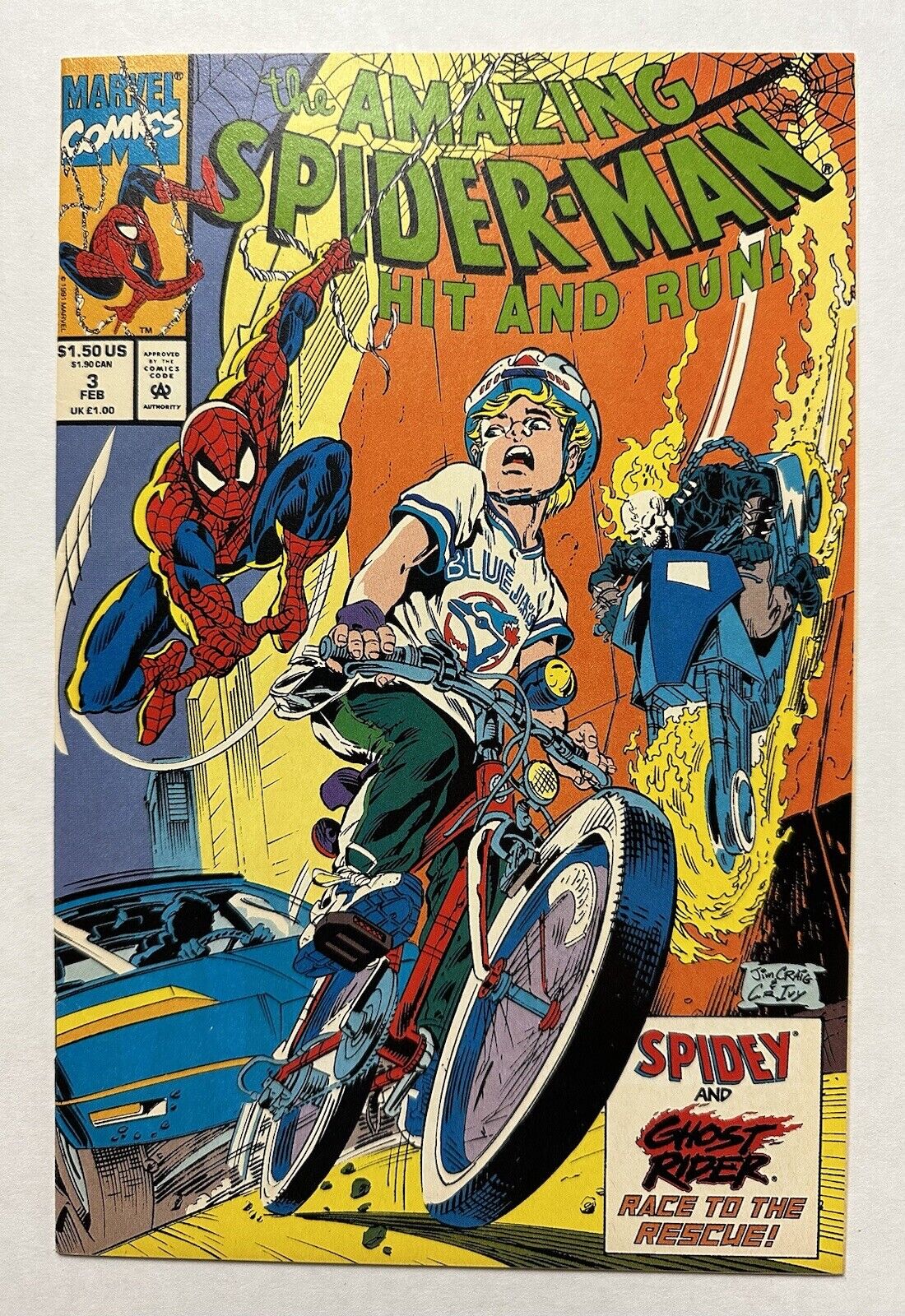 The Amazing Spider-Man: Hit and Run #3 Marvel (1992) 1st Print Comic Book