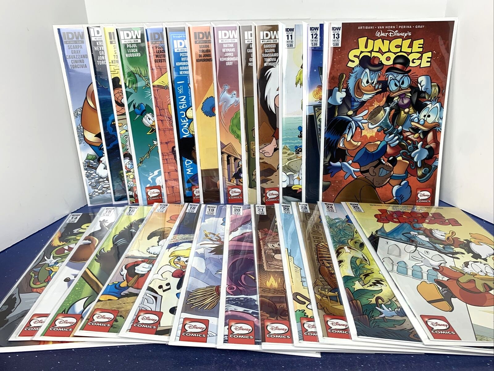 Lot of 25 IDW Walt Disney's Uncle Scrooge Comic Books Issue #1-25 (2015-2017)