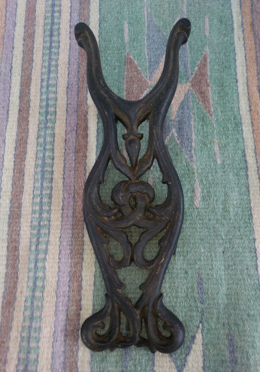  Boot Jack VERY ORNATE Heavy will not fall over