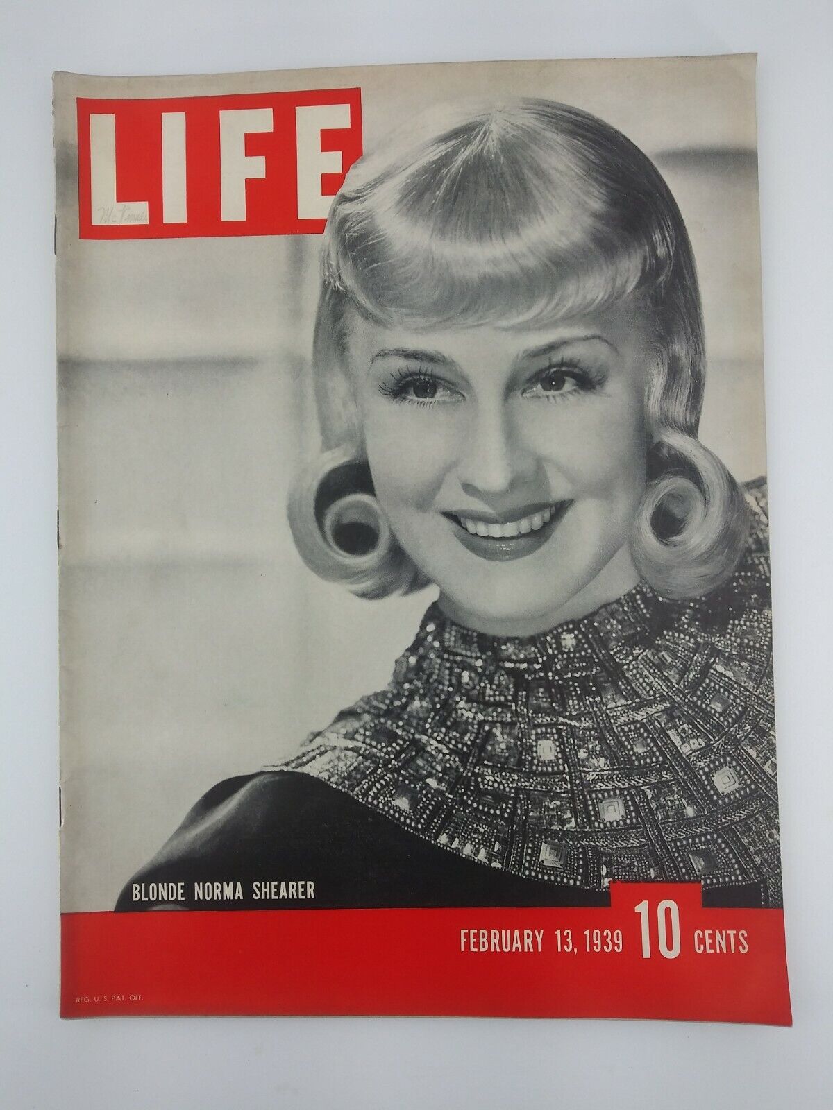 Life Magazine Norma Shearer February 13, 1939 WW2 Vintage Advertising Wartime