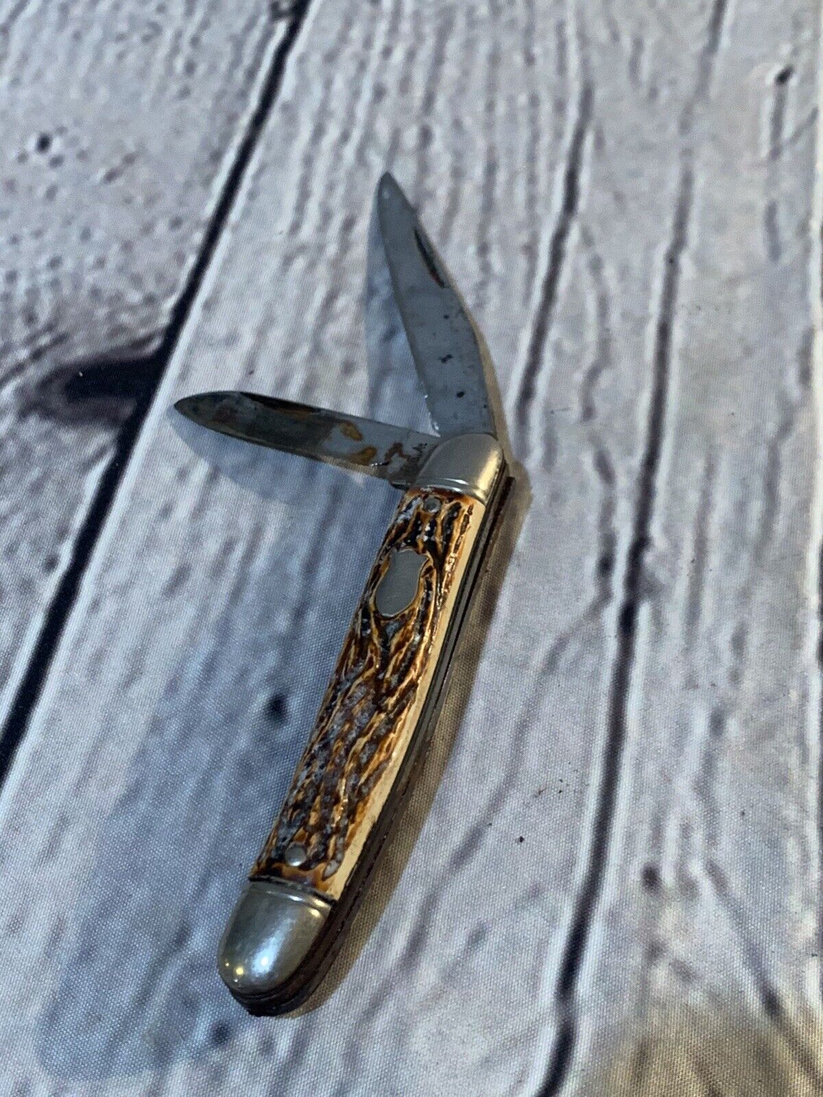 Vintage Pocket Knife-USA/COLONIAL-2 Blade /see photos-FAST SHIPPING