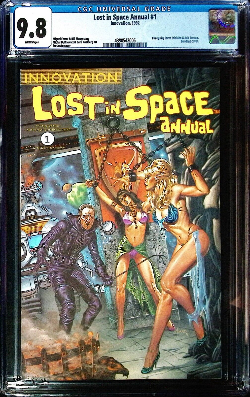 💥Lost In Space Annual #1 (1992) Bondage Cover Innovation 💥CGC 9.8