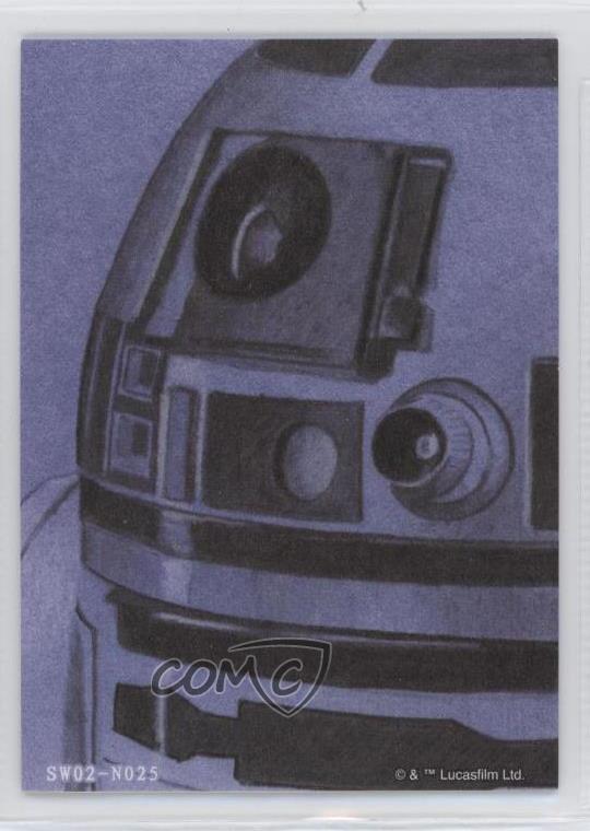 2023 CardFun Star Wars Global Art Series Episode II R2-D2 #SW02-N025 12xy