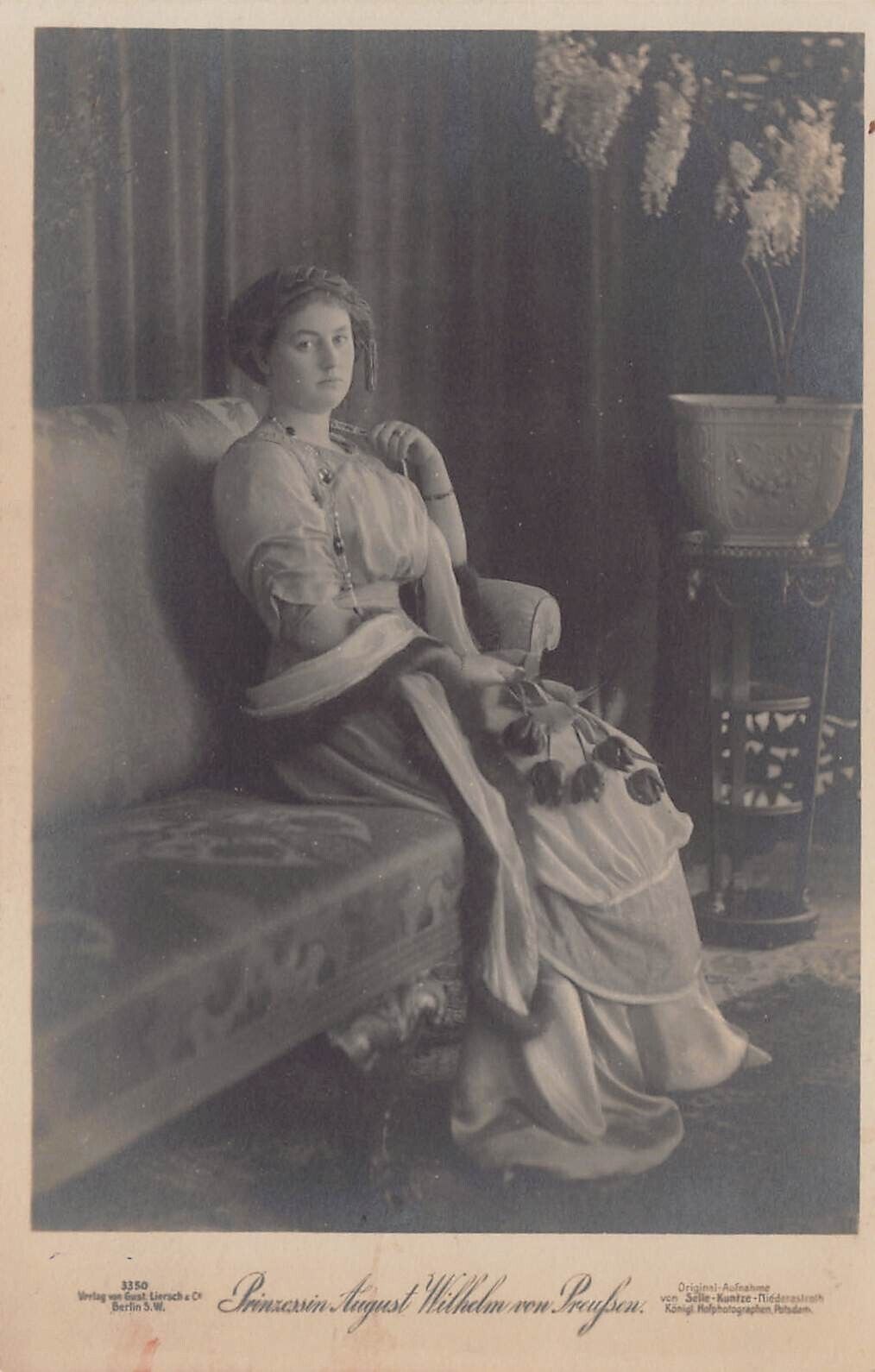 RPPC Princess Prussia Alexandra Victoria Germany Royal Family Photo Postcard C33
