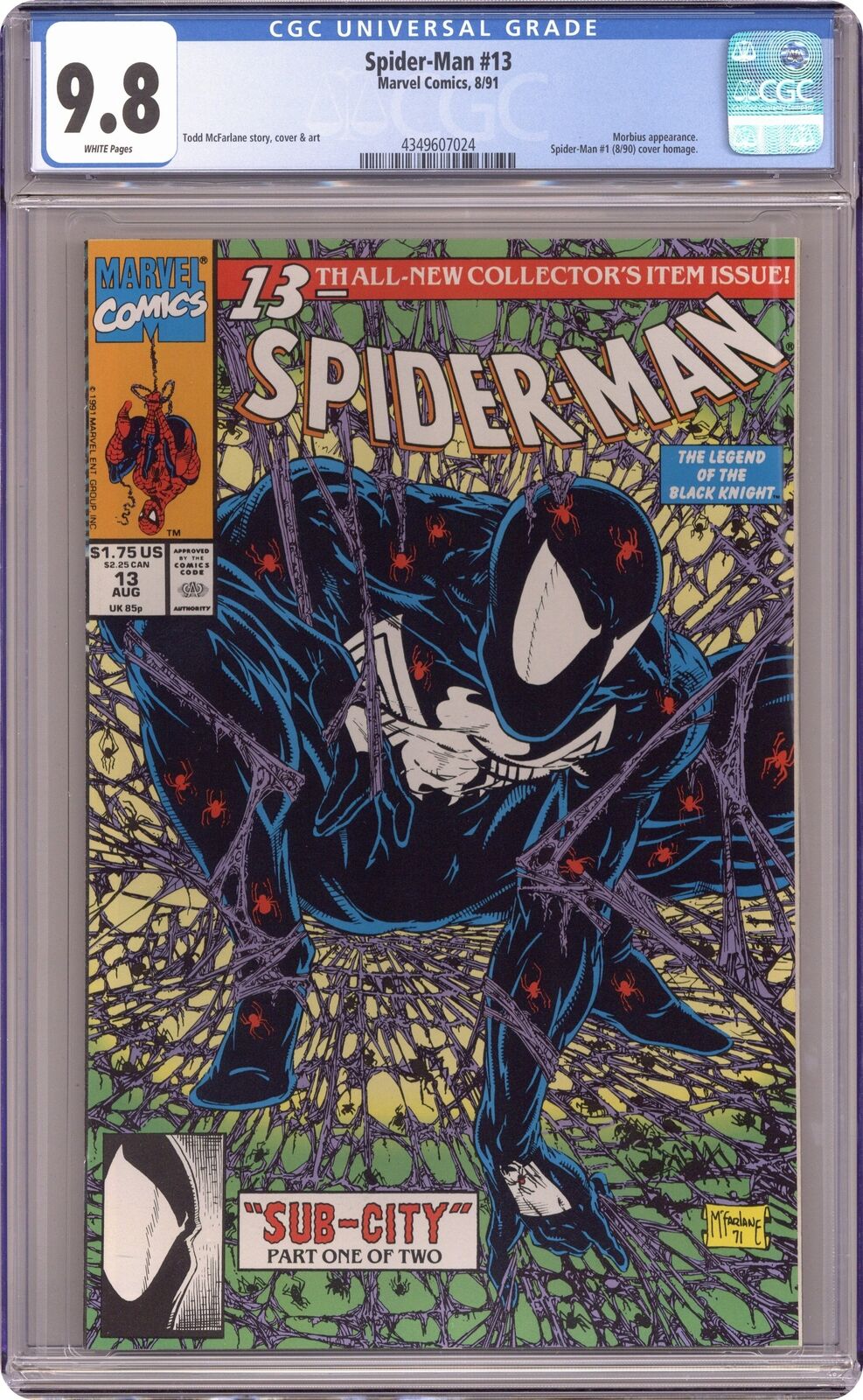 Spider-Man #13D CGC 9.8 1991 4349607024