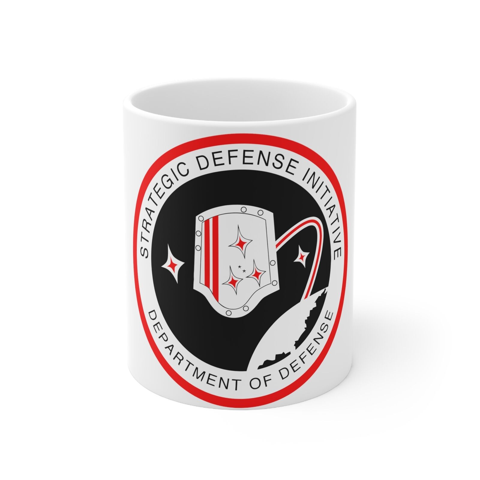 Strategic Defense Initiative - White Coffee Cup 11oz