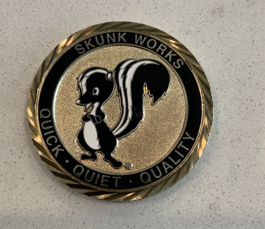 Skunk Works Lockheed Martin Quick Quiet Quality Challenge Coin