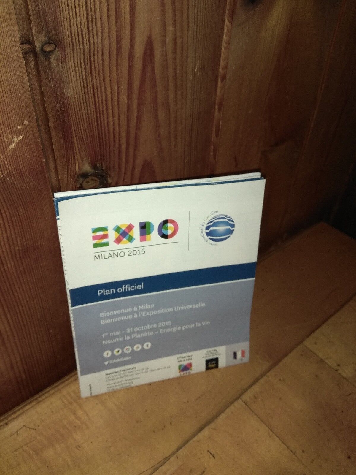 Expo Milano 2015 - Plan Officiel - Paper Piano Official IN Mint Condition
