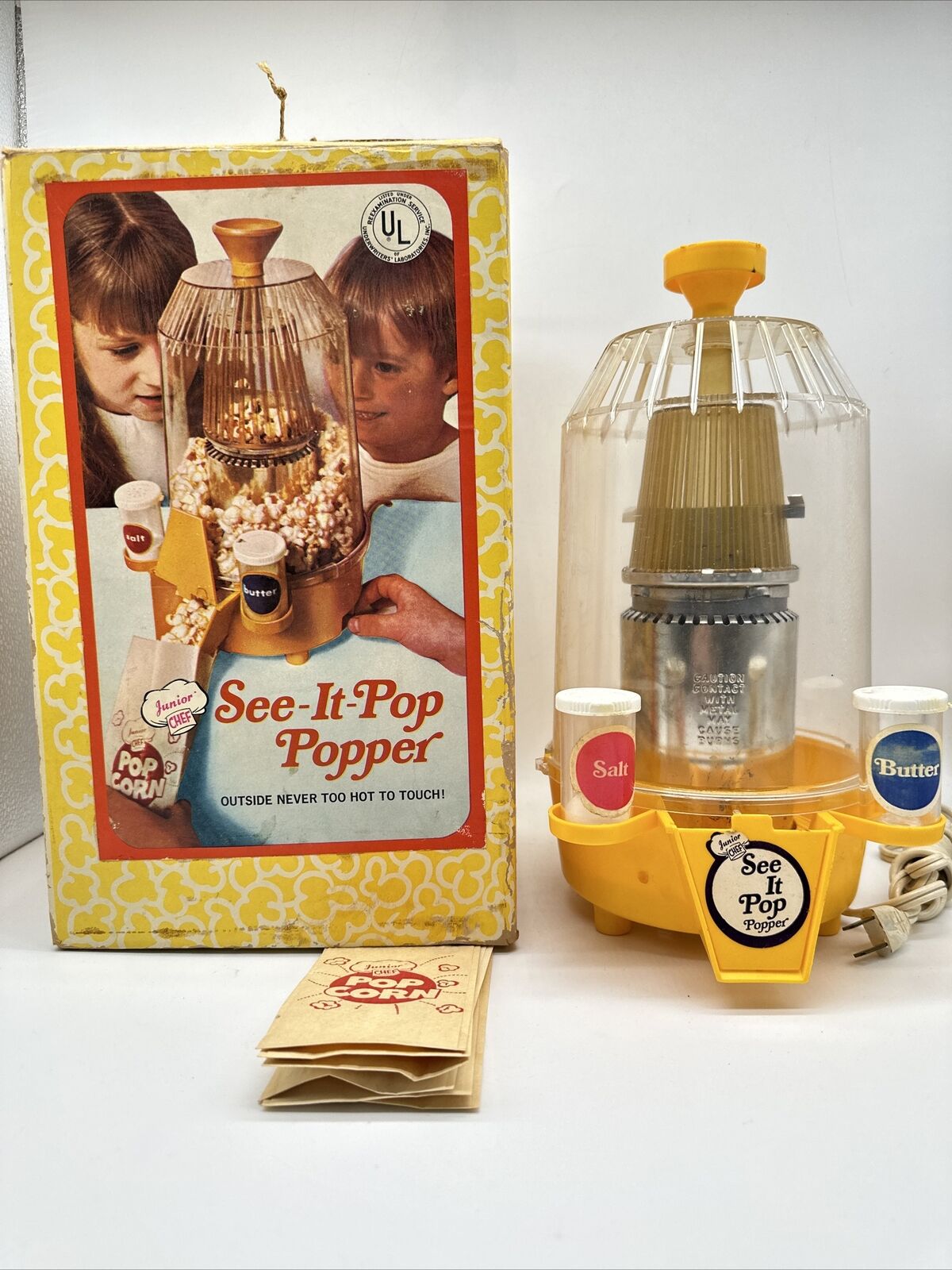 RARE 1969 Vintage Junior Chef Argo SEE IT POP POPPER PopCorn Maker #6970