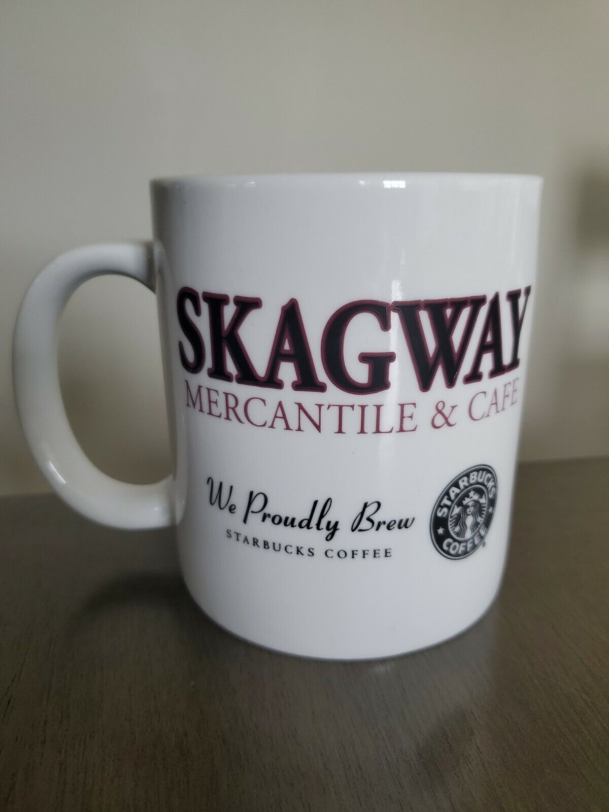 Starbucks SKAGWAY ALASKA Rare 20oz Mug Cup Mercantile and Cafe
