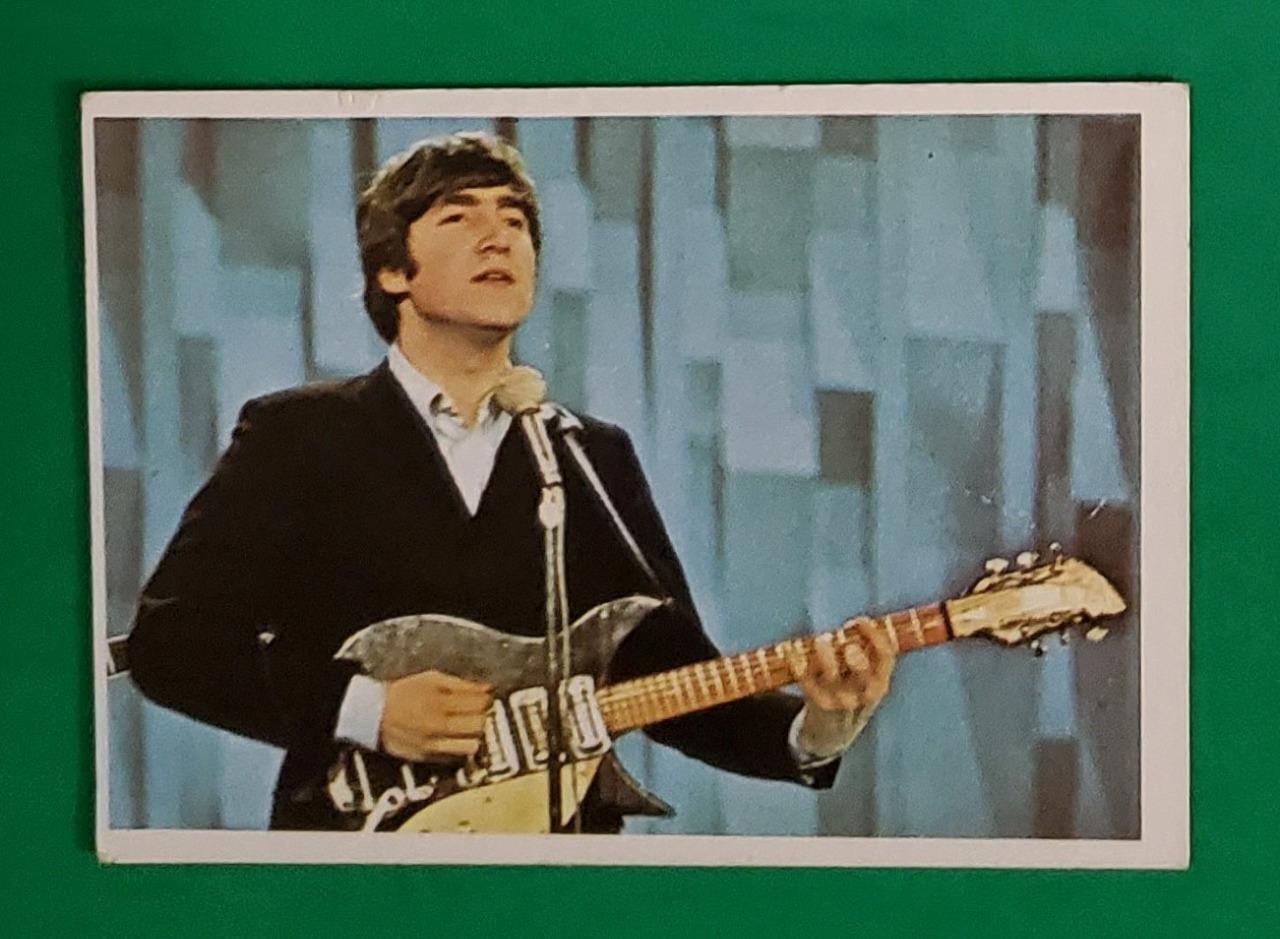 The Beatles US Original Topps 1960\'s Color Bubble Gum Card # 14