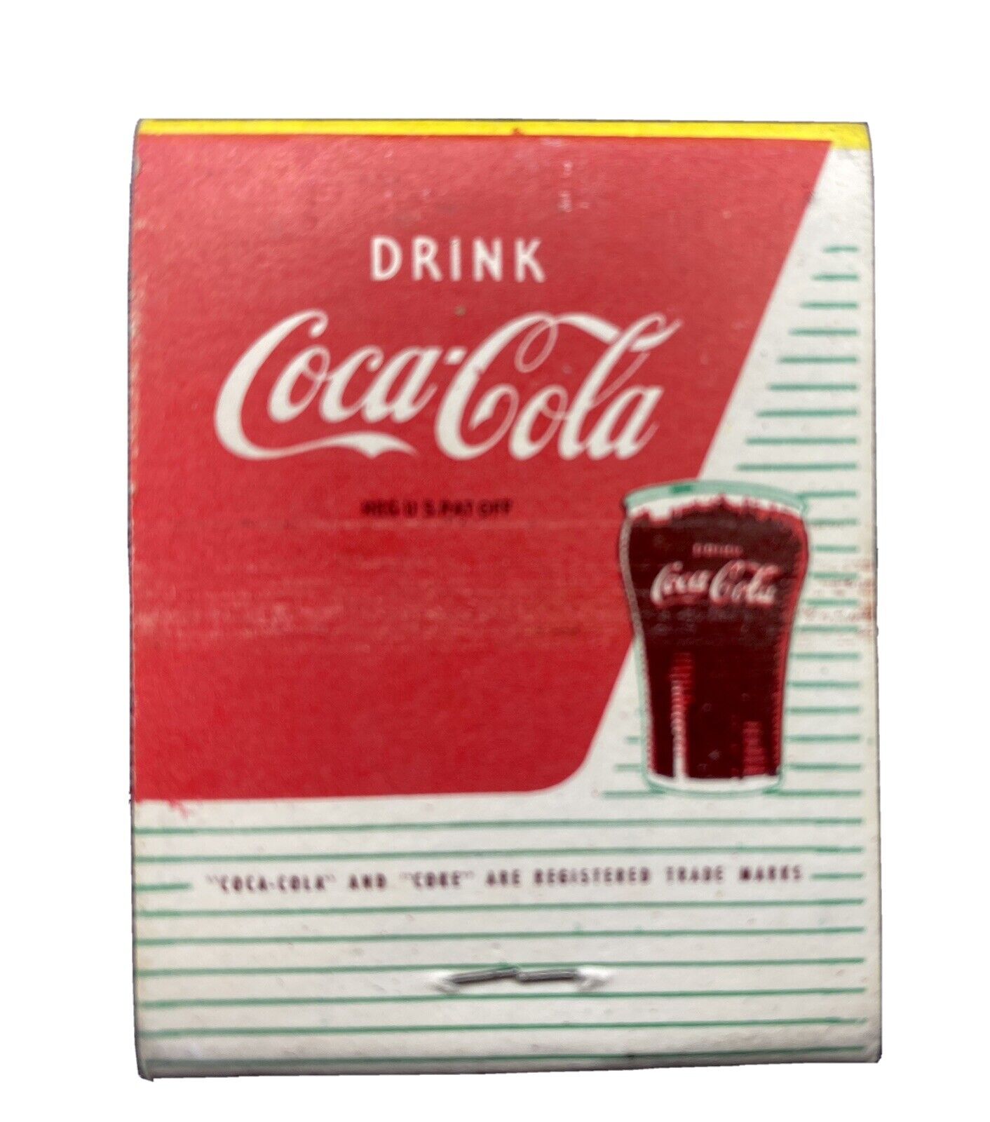 Coca-Cola  Full Unstruck Vintage Matchbook Advertising nice