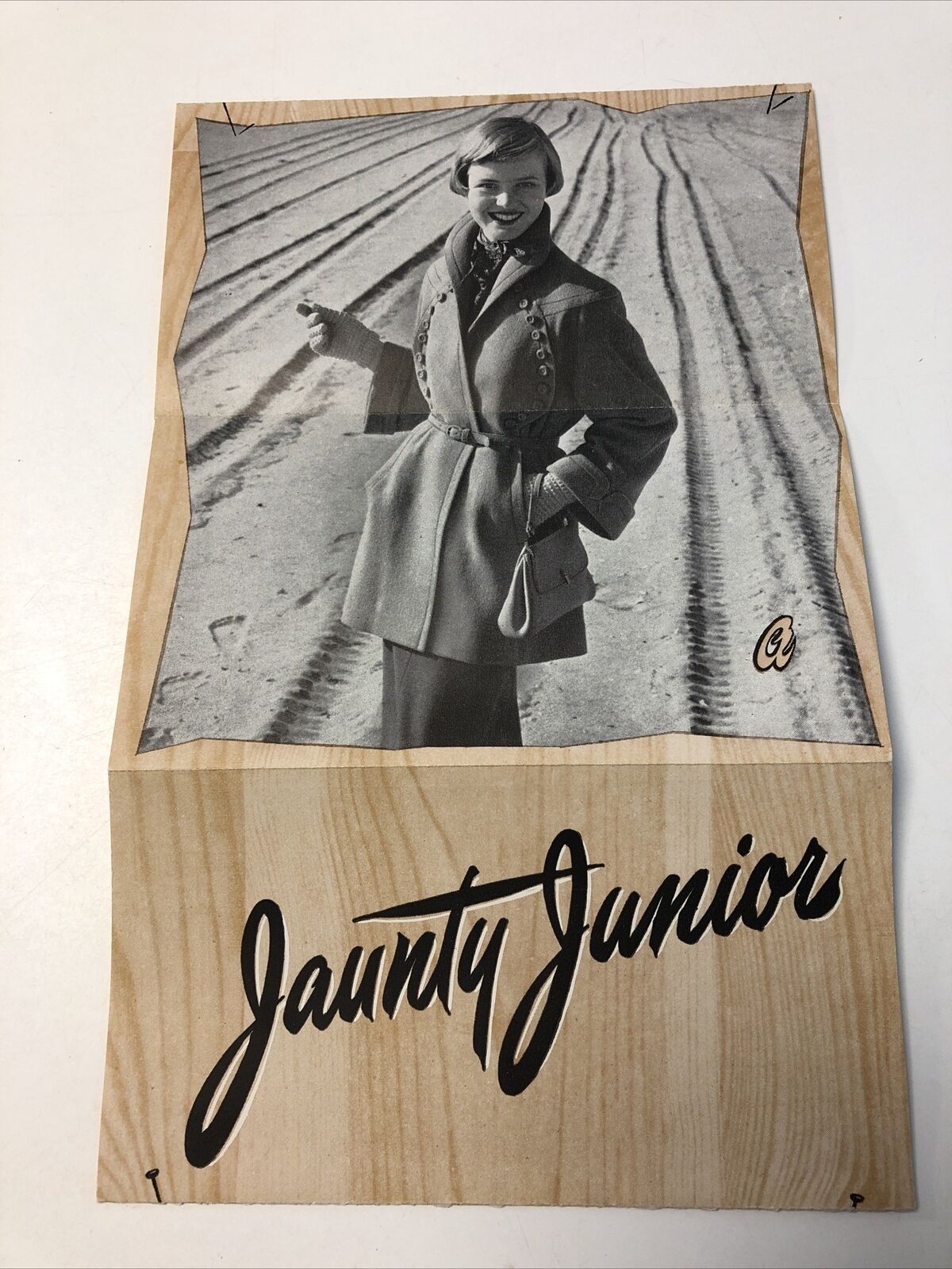 JAUNTY JUNIORS Brochure Orange MA Clothing Co 1940\'s ? Vintage