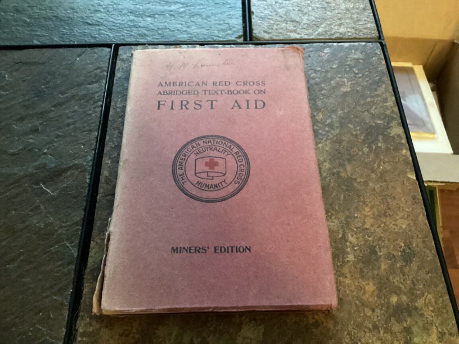 1915 American Red Cross First Aid Manual of Instruction, \