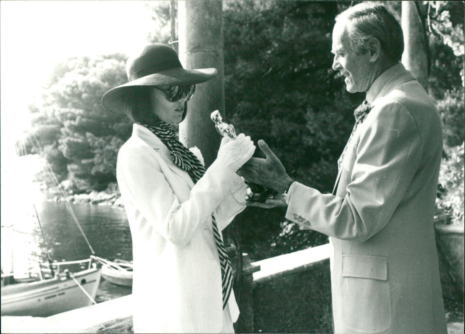 Marthe Keller and Henry Fonda - Vintage Photograph 4485763