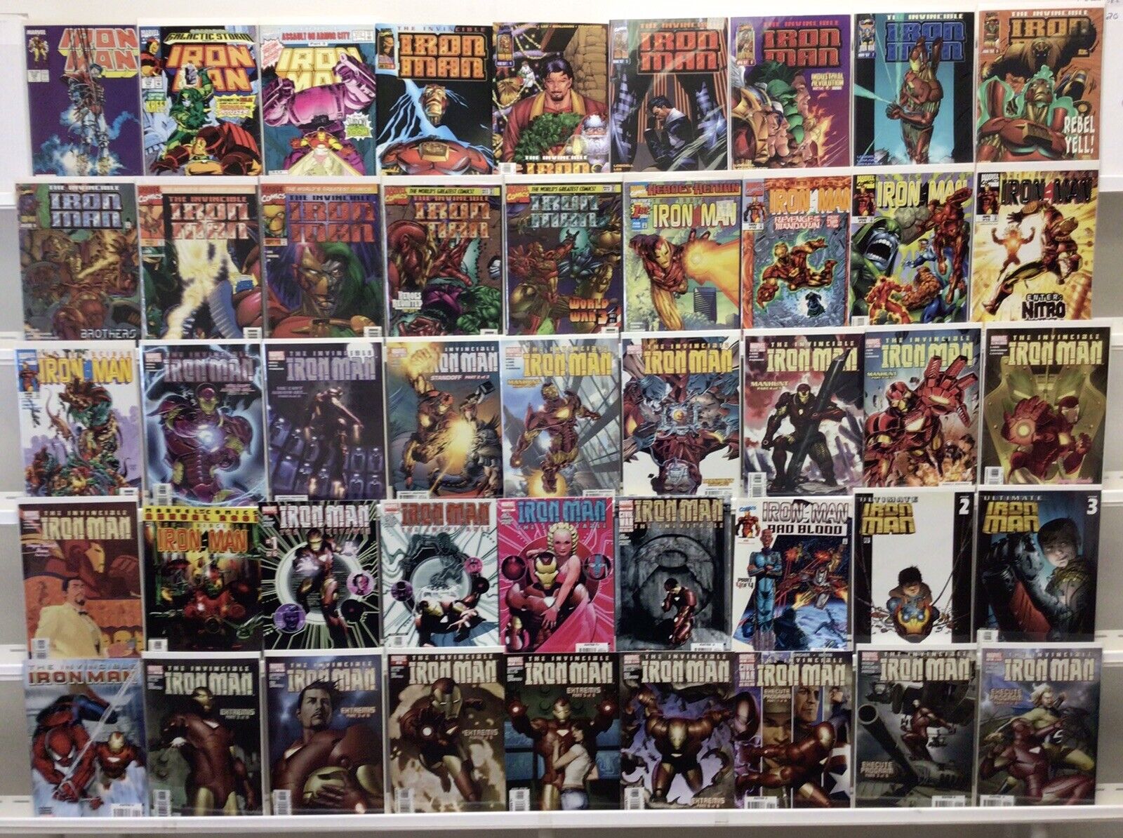 Marvel Comics Iron Man Comic Book Lot Of 45 Issues
