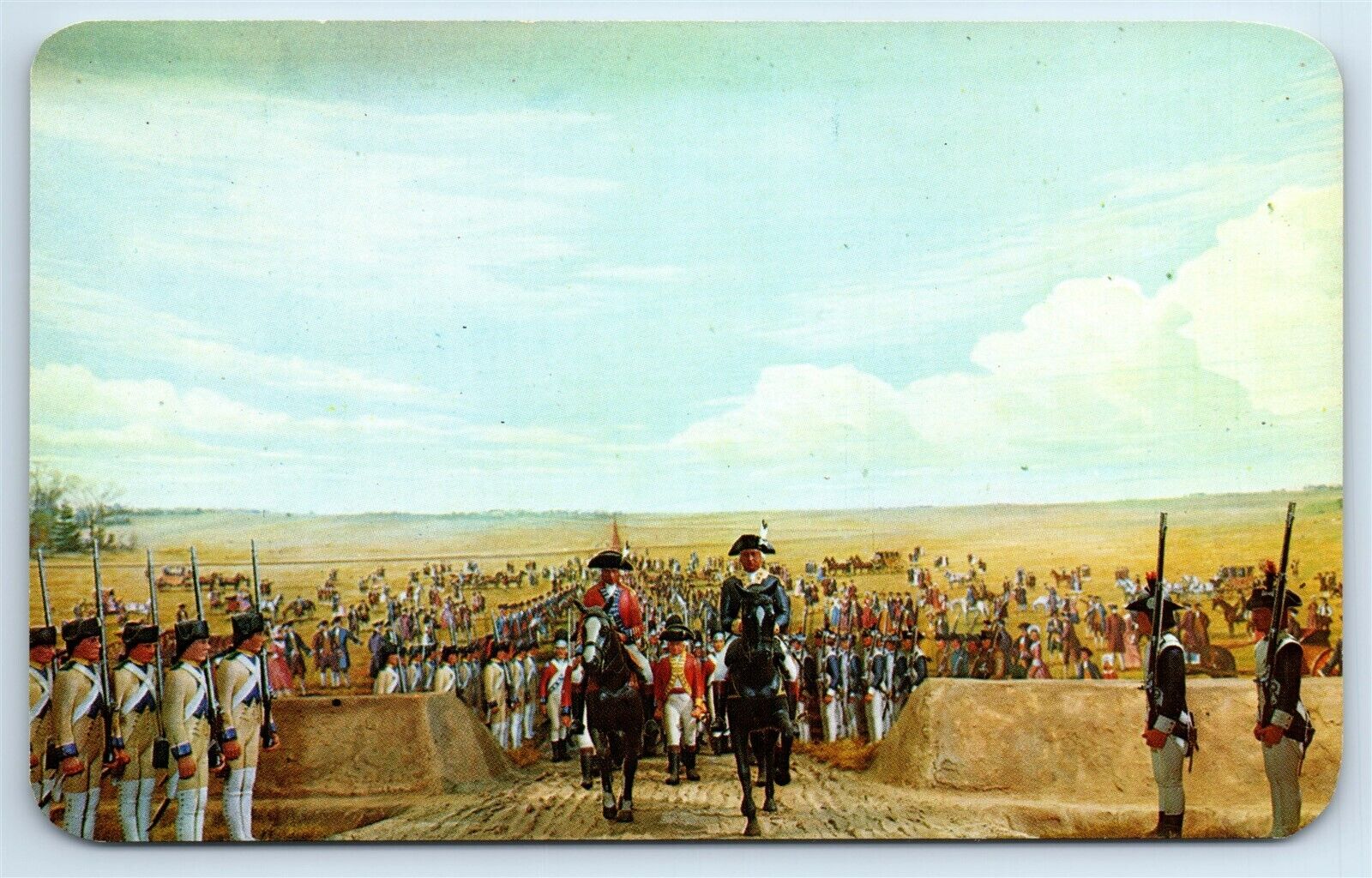 Postcard The Surrender at Yorktown in 1781 J118