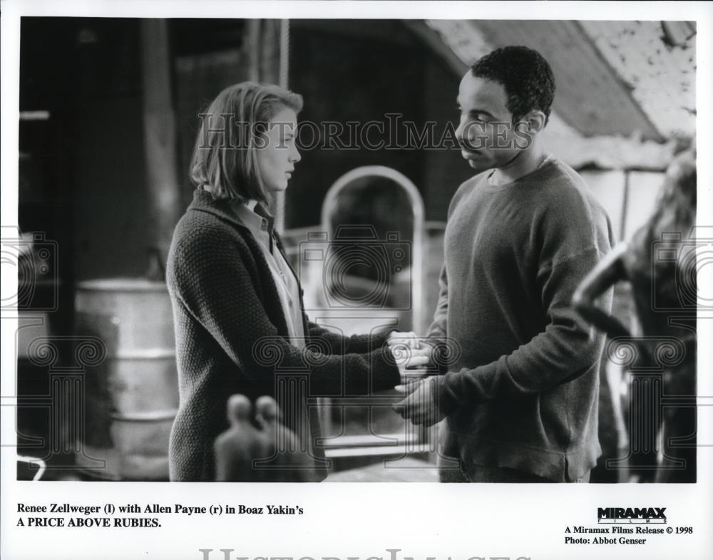 1998 Press Photo Renne Zellweger & Allen Payne in A Price Above Rubies